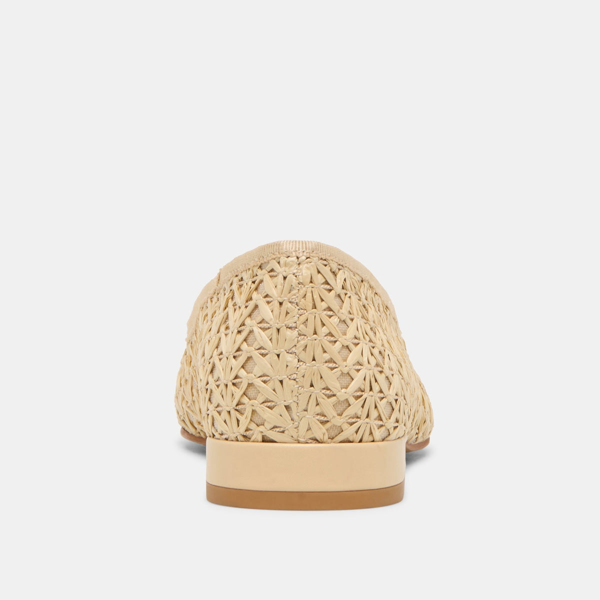 ULICIA BALLET FLATS LT NATURAL CROSS HATCH RAFFIA