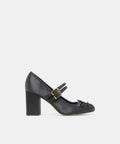 TIARAH HEELS ONYX SATIN