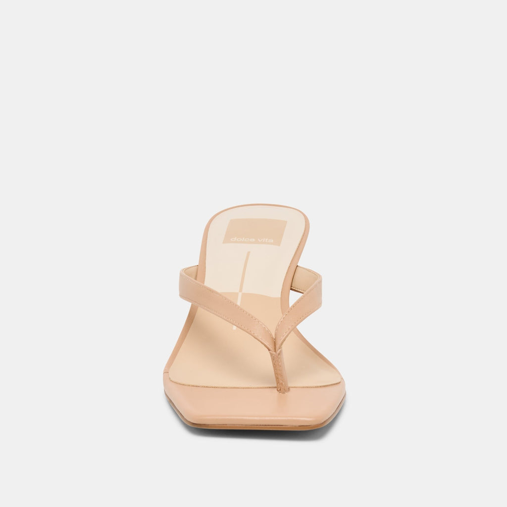 RAMIA HEELS CAFE LEATHER