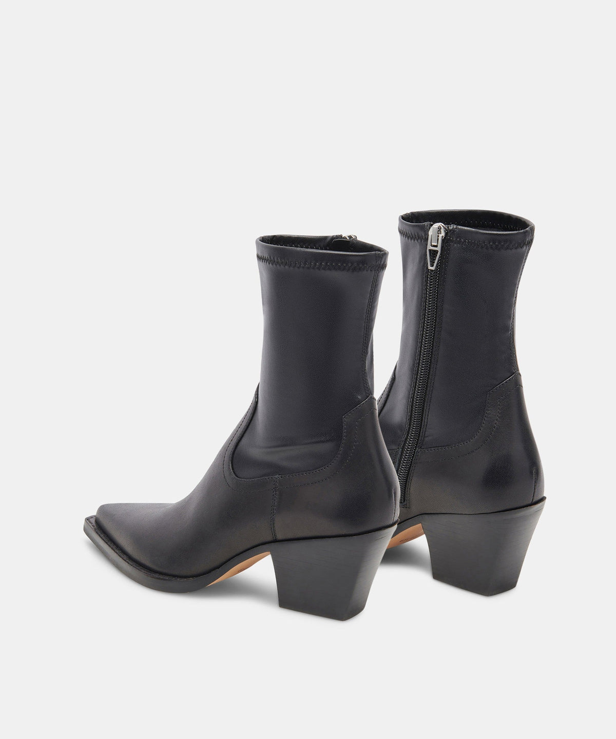 RUTGER WIDE BOOTS BLACK LEATHER