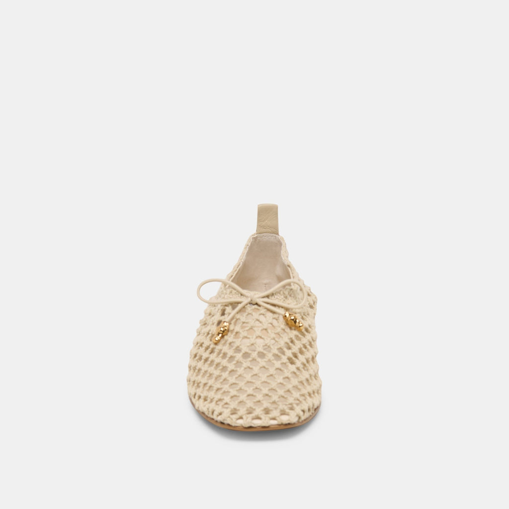 KAYLYN FLATS OATMEAL CROCHET