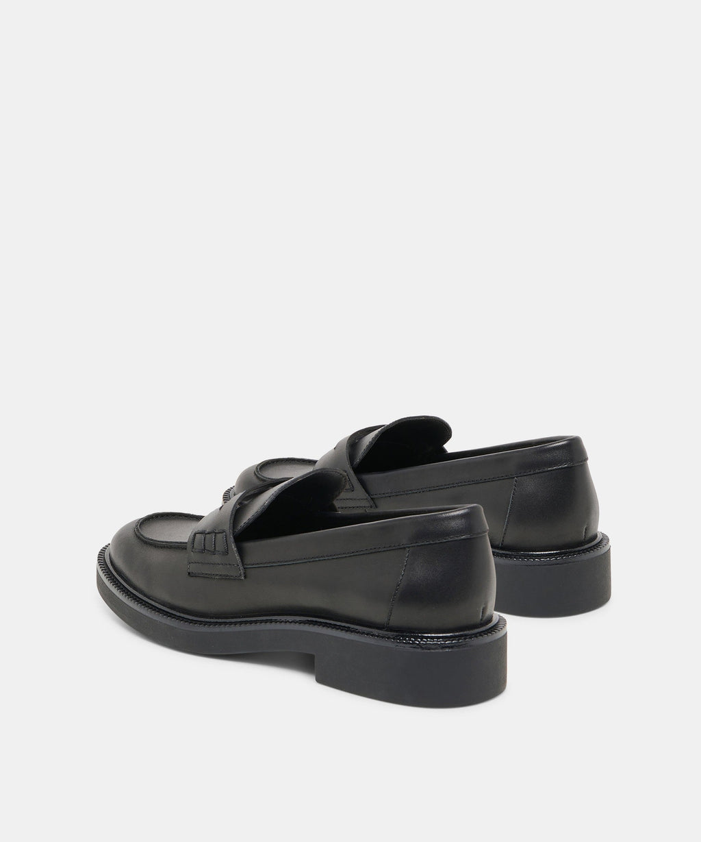 TIGGY LOAFERS BLACK LEATHER