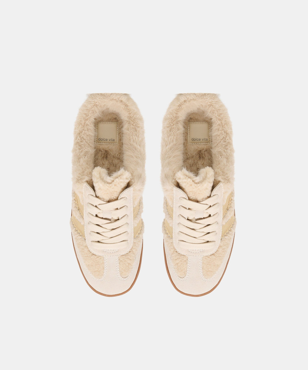 MERIT SLIDE PLUSH SNEAKERS NATURAL MULTI PLUSH