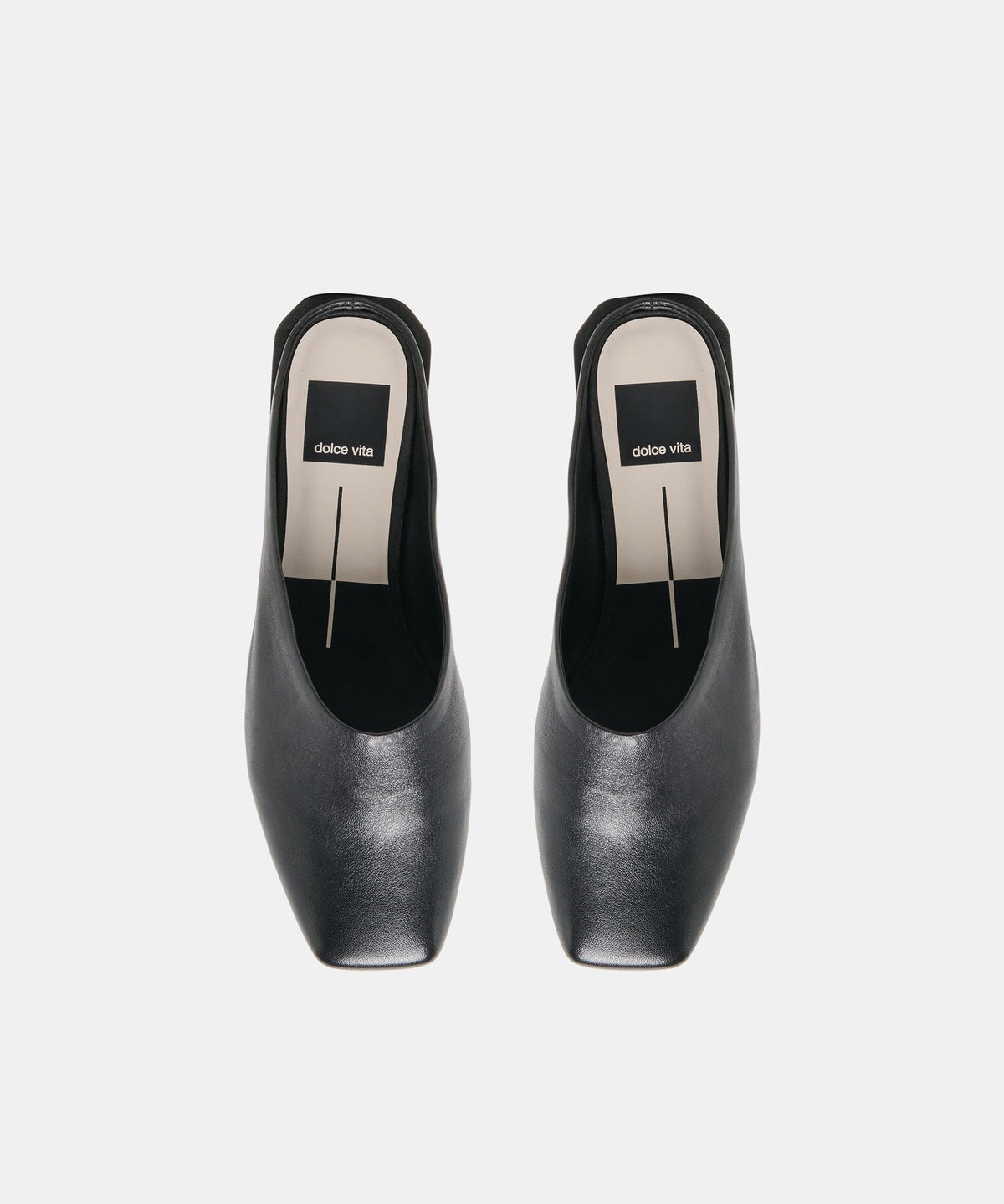 MACLYN FLATS BLACK LEATHER