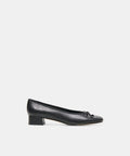 RITLA MID HEELS BLACK LEATHER