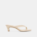 RAMIA HEELS BONE LEATHER