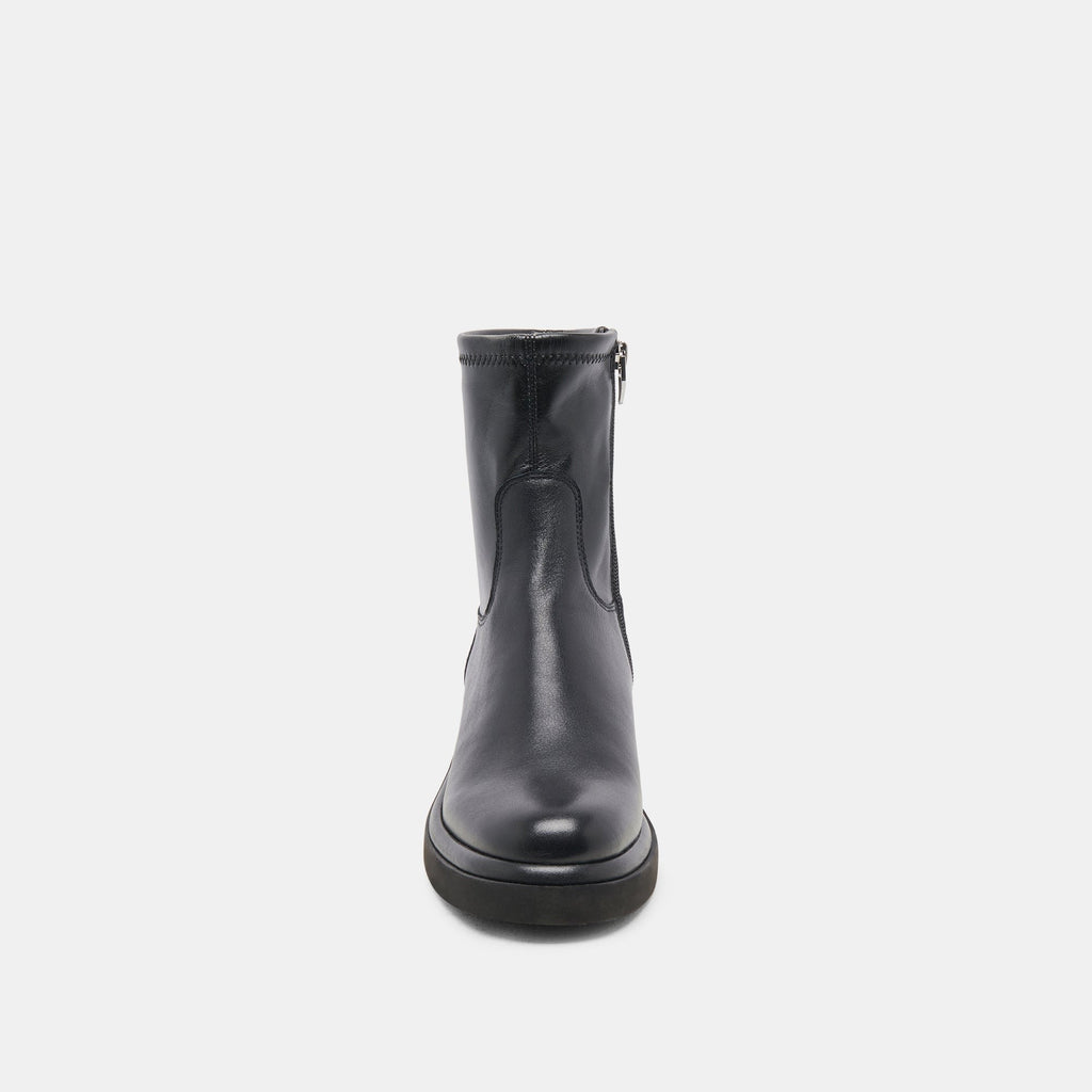 SIMAYA H2O WIDE BOOTS BLACK LEATHER