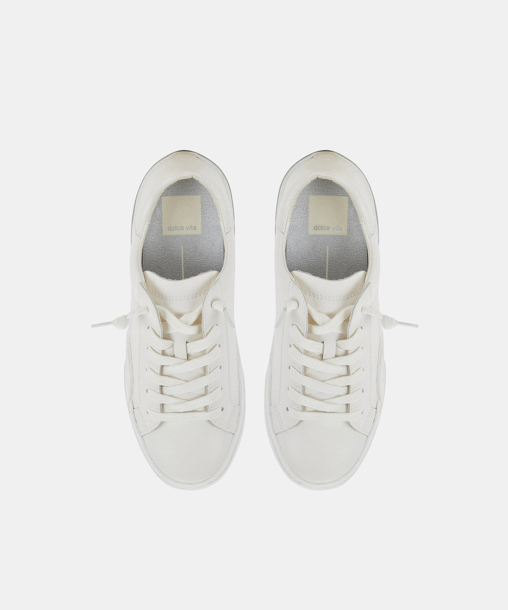 ZINA 360 SNEAKERS WHITE RECYCLED LEATHER