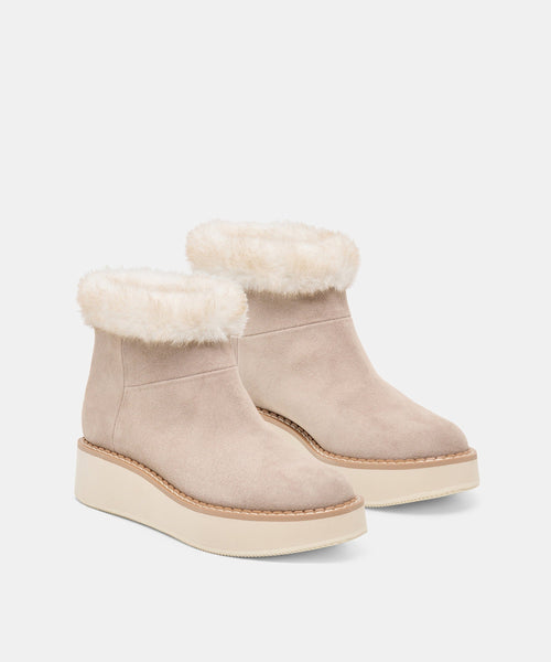 ANDERS H2O BOOTIES TAUPE SUEDE