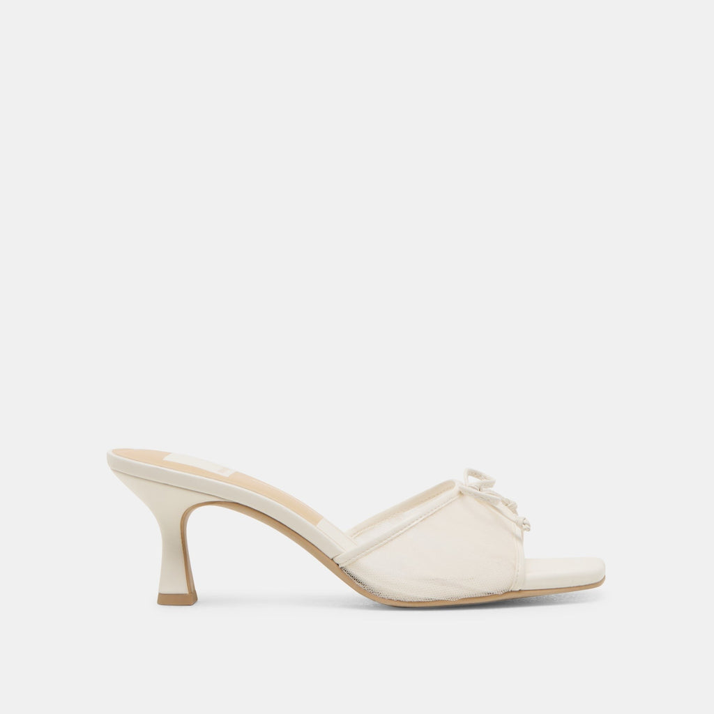 GALEN HEELS WHITE TULLE