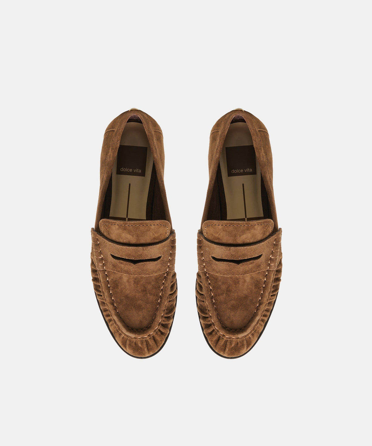 BAXEN LOAFERS CHESTNUT SUEDE