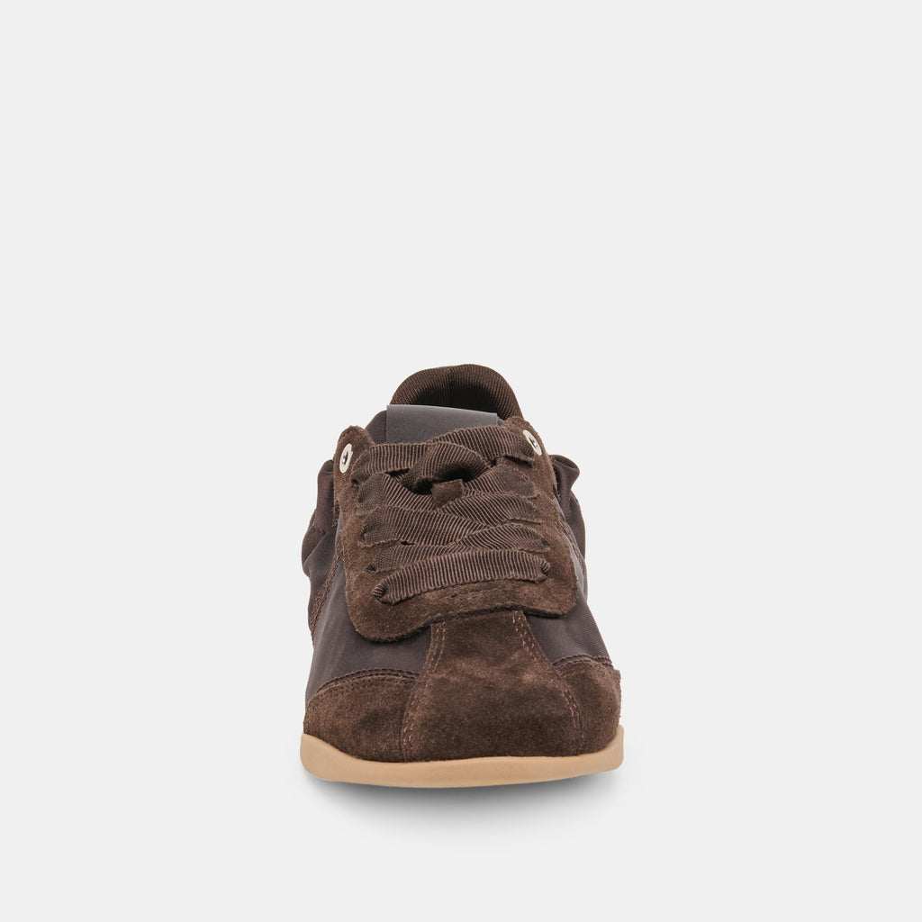 DAKODA SNEAKERS DK BROWN SATIN