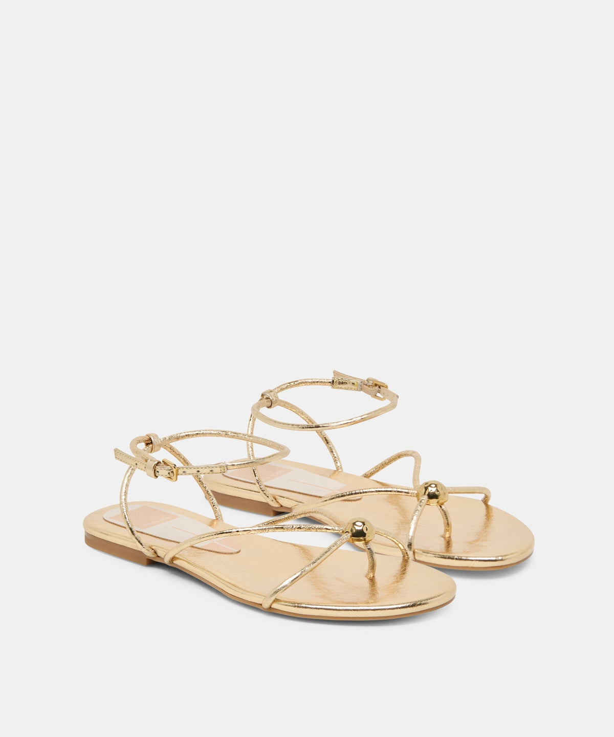 KENLEY SANDALS GOLD LEATHER