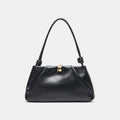 RAVEL SHOULDER BAG BLACK LEATHER