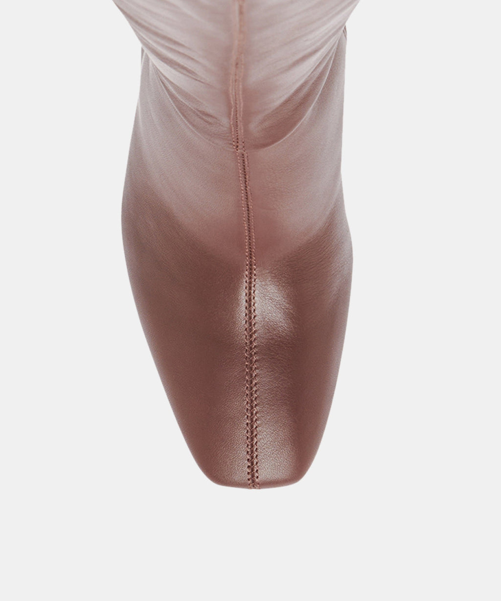 GYRA BOOTS CHOCOLATE LEATHER