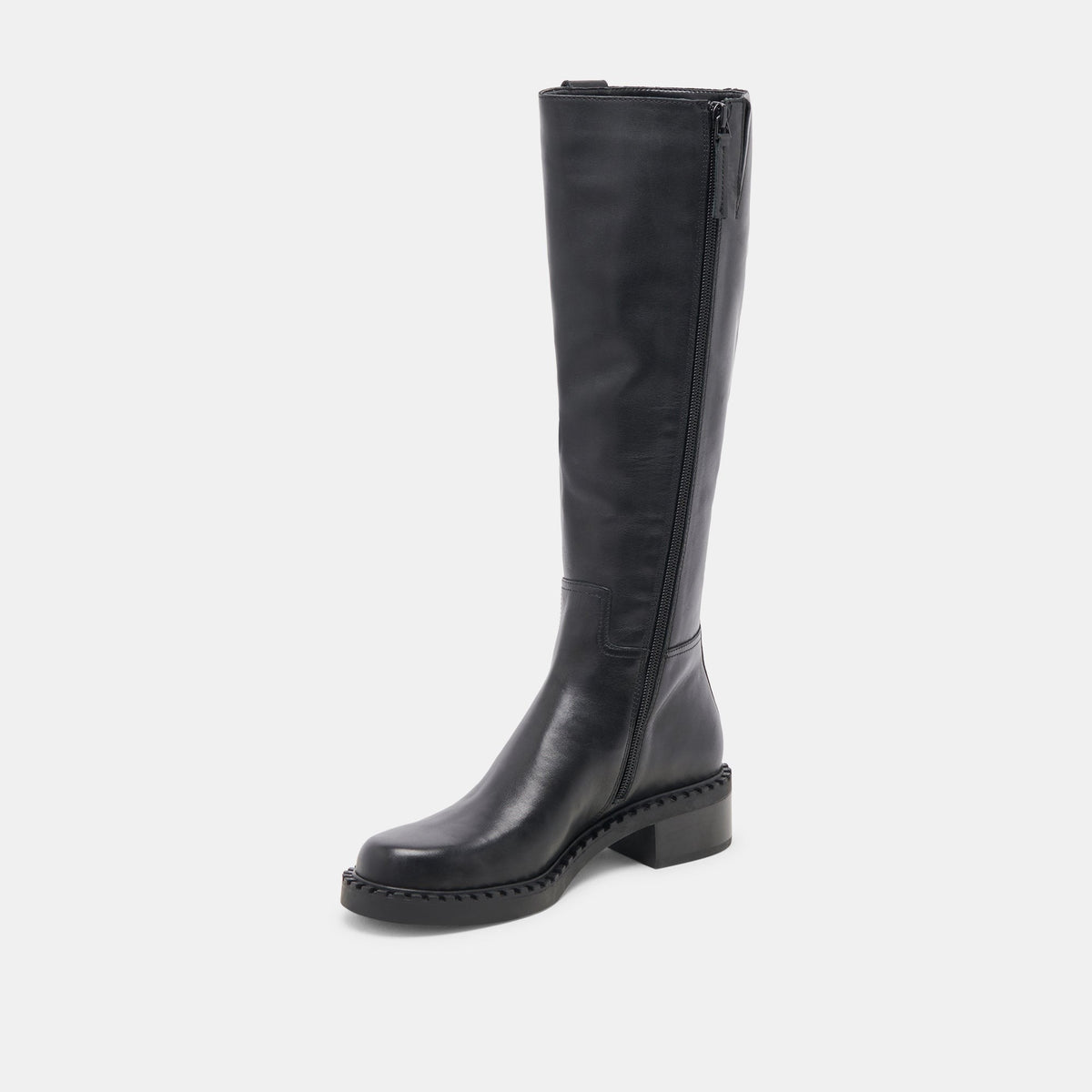GLORY H2O EXTRA WIDE CALF BOOTS BLACK LEATHER