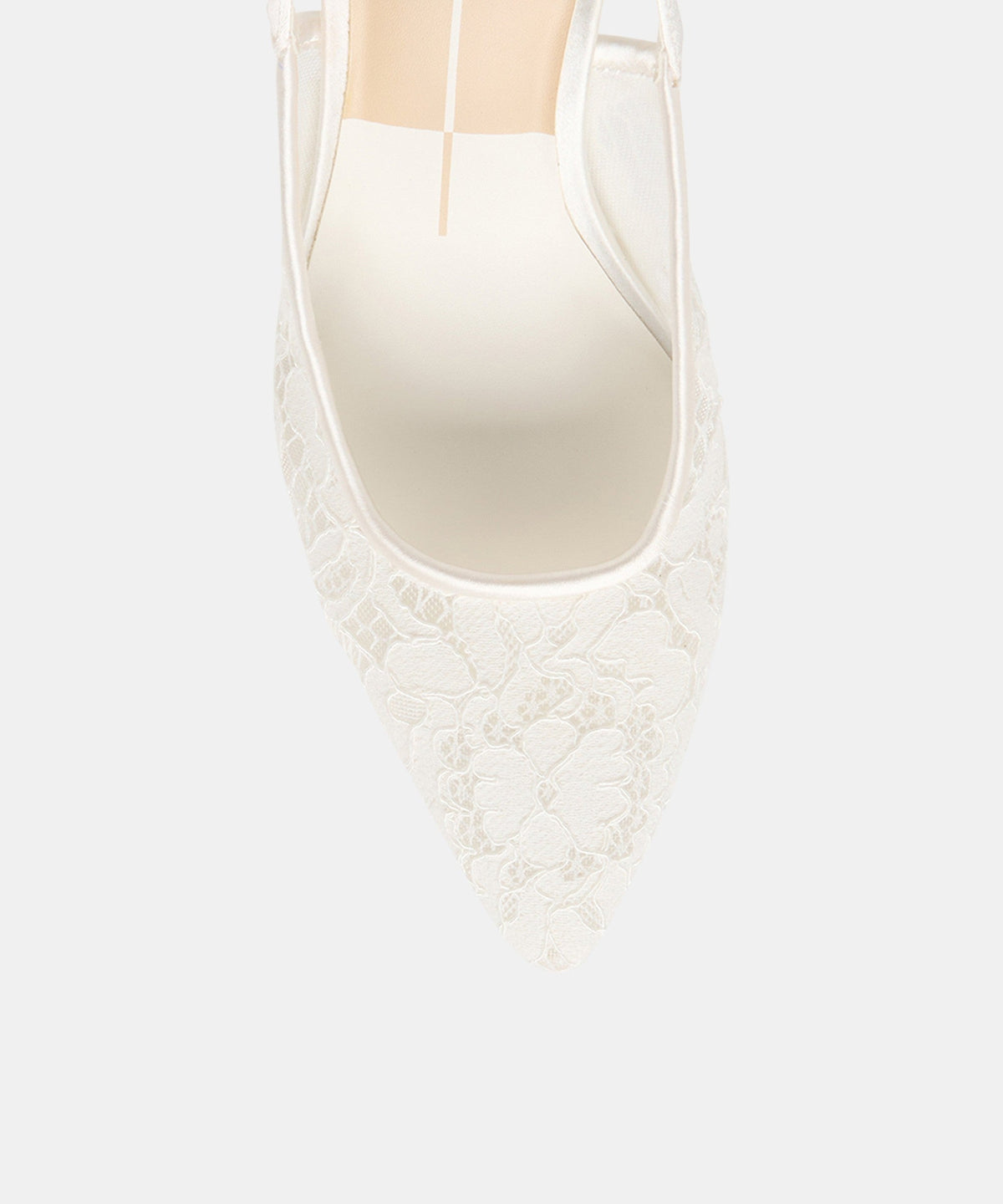 YAMI HEELS TRUE WHITE LACE