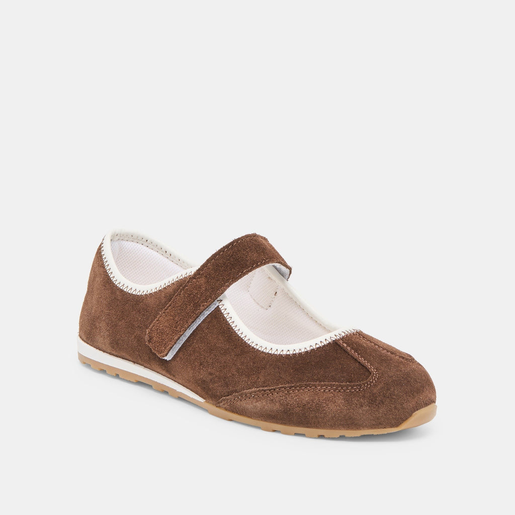 SOFYA SNEAKERS DK BROWN SUEDE