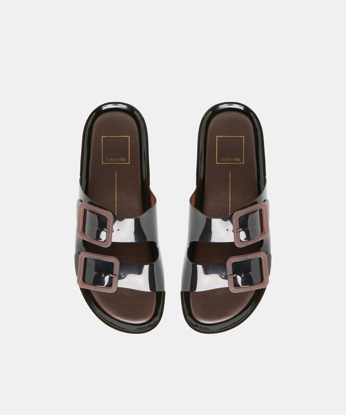JULIO X SANDALS CHOCOLATE VINYL
