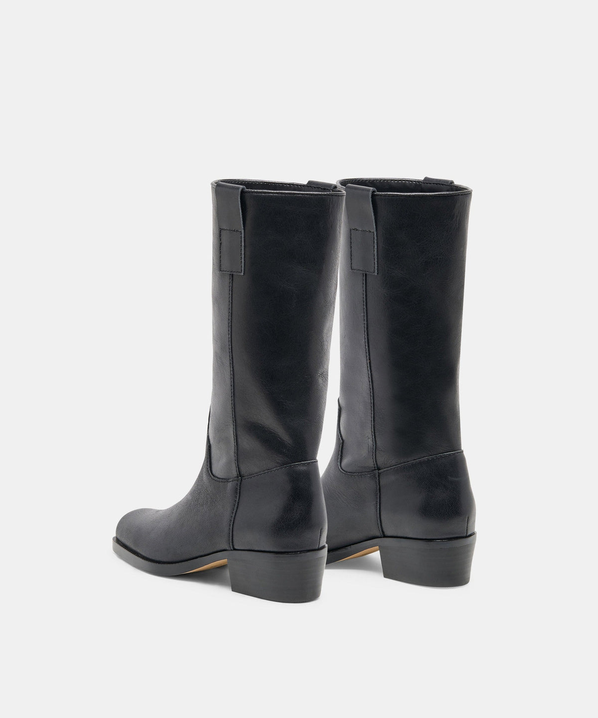 ROMIE BOOTS BLACK LEATHER
