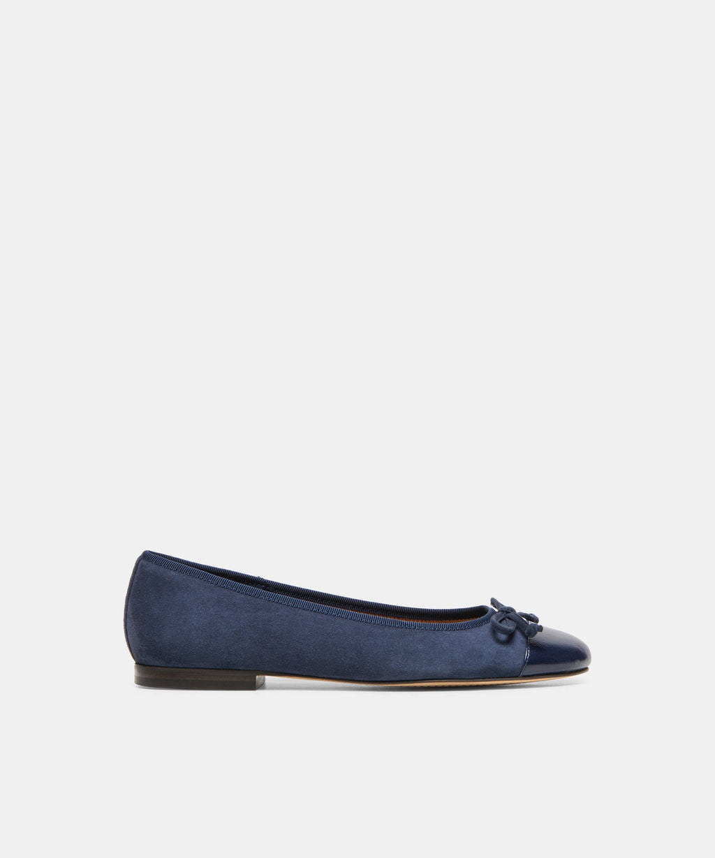 RITLA CAPTOE BALLET FLATS DK NAVY SUEDE