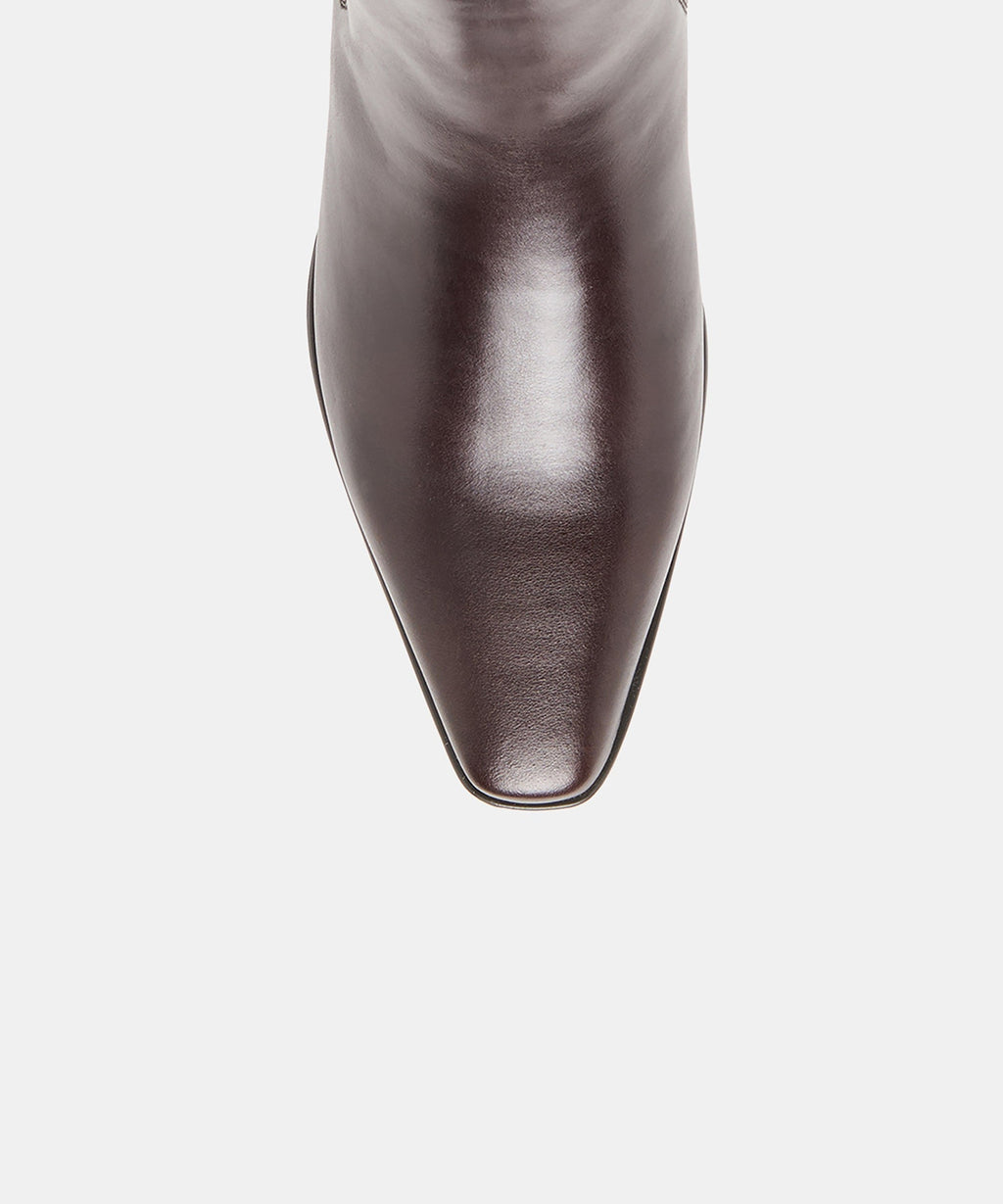 MICHAH BOOTIES BROWN LEATHER