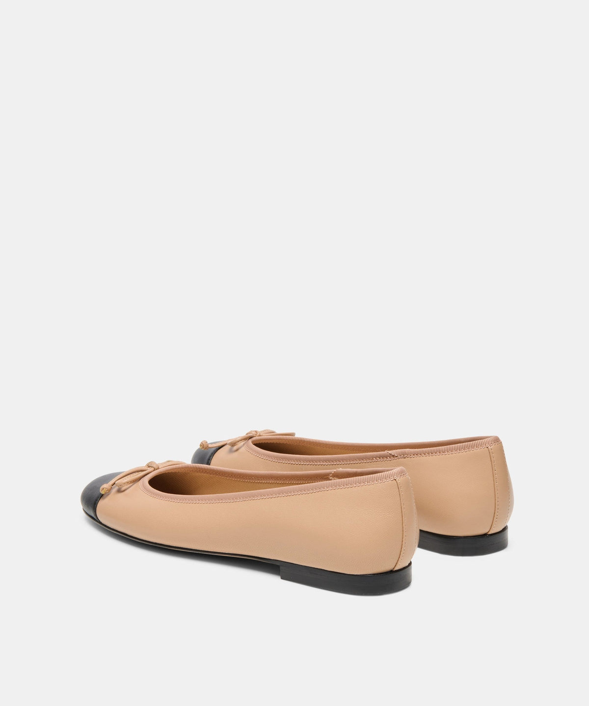 RITLA CAPTOE BALLET FLATS LT TAN LEATHER