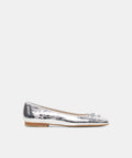 RITLA BALLET FLATS SILVER CRINKLE PATENT