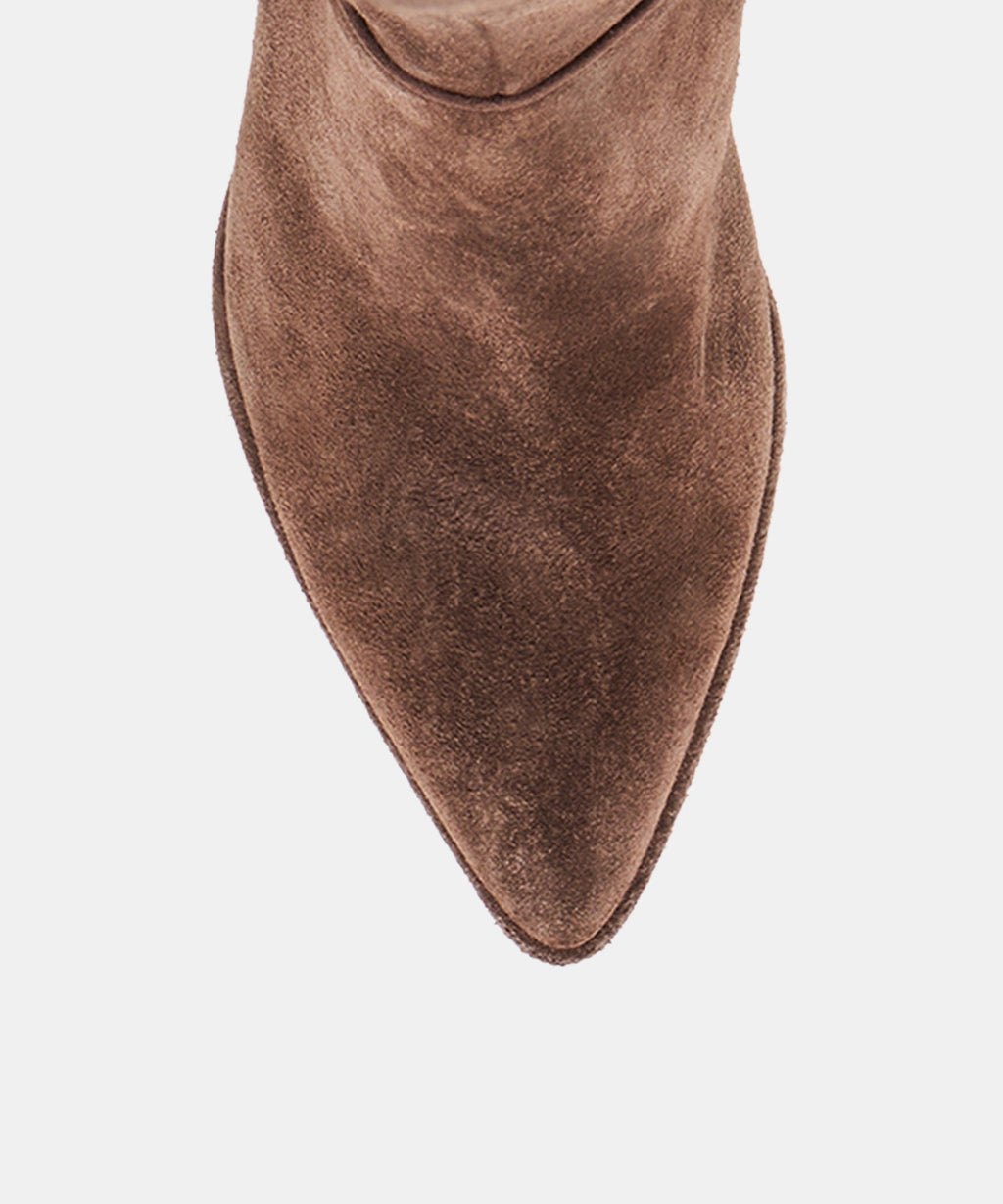 ALDY BOOTS DK BROWN SUEDE