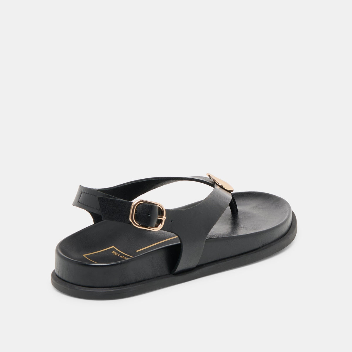 JONY SANDALS BLACK LEATHER