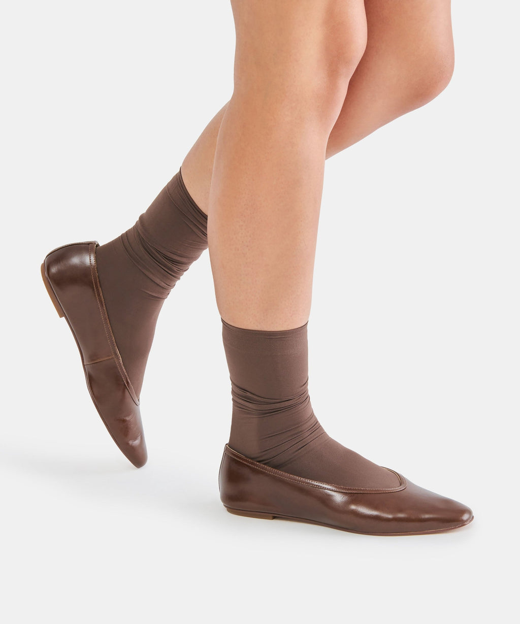 5 PACK OPAQUE TROUSER CREW SOCKS DARK MULTI