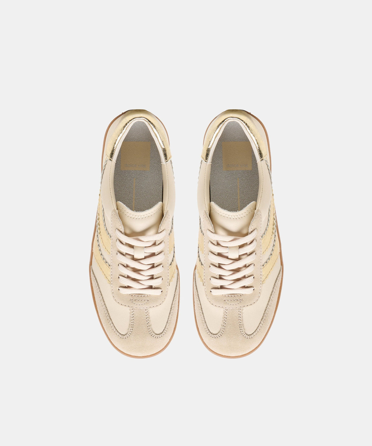 MERIT SNEAKERS WHITE GOLD LEATHER