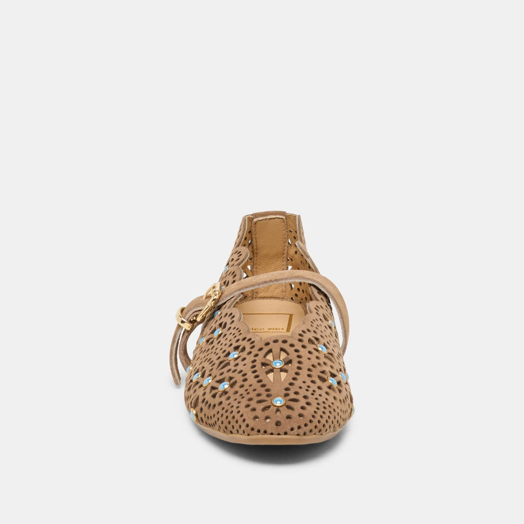 MORGIN BALLET FLATS MUSHROOM SUEDE